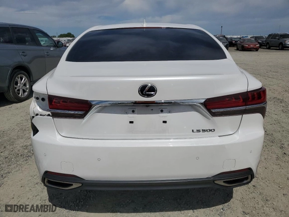 2018 Lexus LS with VIN JTHB51FF7J5003380, listed as a Copart auction lot 52611435 with 86,573 mi miles and Salvage Title. Bid and sale history available at carsss.com. Image 6.