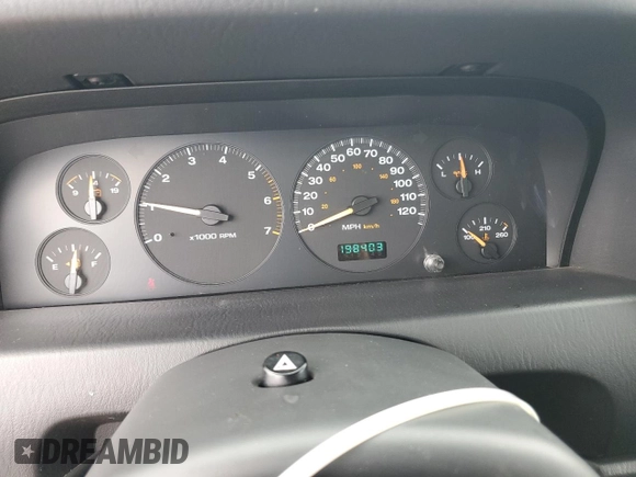 2004 Jeep Grand Cherokee Laredo with VIN 1J4GW48S04C125931, listed as a Copart auction lot 59972695 with 198,403 mi miles and Salvage title. Bid and sale history available at DreamBid. Image 9.