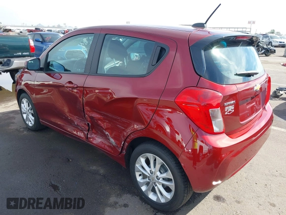 2022 Chevrolet Spark 1LT with VIN KL8CD6SA8NC025043, listed as a IAAI auction lot 41791061 with 32,264 mi miles. Bid and sale history available at carsss.com. Image 3.