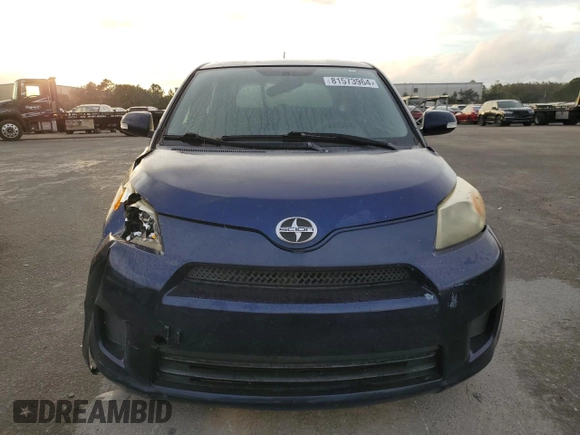 2009 Scion xD with VIN JTKKU10429J036276, listed as a Copart auction lot 81573964 with 212,233 mi miles and Salvage Title. Bid and sale history available at carsss.com. Image 5.