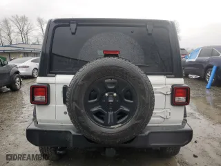 2018 Jeep Wrangler Unlimited Sport S with VIN 1C4HJXDN8JW293224, listed as a Copart auction lot 43574685 with 50,873 mi miles and Salvage Title. Bid and sale history available at carsss.com. Image 6.