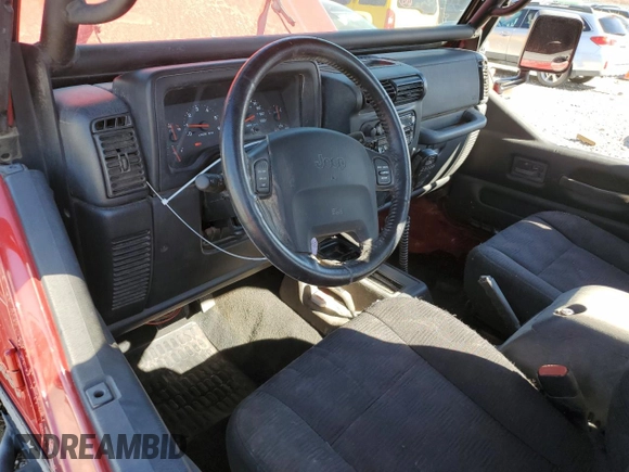 2003 Jeep Wrangler Rubicon with VIN 1J4FA69S93P352899, listed as a Copart auction lot 56054425 with 3,761 mi miles and Salvage title. Bid and sale history available at DreamBid. Image 8.