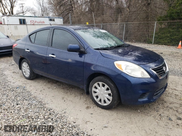 2014 Nissan Versa SV with VIN 3N1CN7AP8EL813232, listed as a Copart auction lot 50001655 with 111,305 mi miles and Clean Title. Bid and sale history available at DreamBid. Image 4.