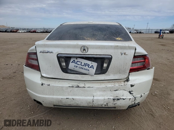 2007 Acura TL with VIN 19UUA66247A008392, listed as a Copart auction lot 50346135 with 0 mi miles and Salvage Title. Bid and sale history available at carsss.com. Image 6.