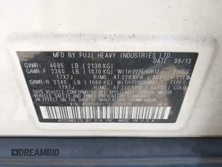 2014 Subaru Outback Limited with VIN 4S4BRDPC1E2236928, listed as a IAAI auction lot 42676244 with 84,017 mi miles and . Bid and sale history available at DreamBid. Image 9.