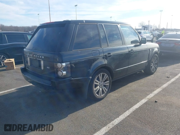 2012 Land Rover Range Rover HSE Lux with VIN SALMF1D48CA375306, listed as a IAAI auction lot 41655426 with 136,500 mi miles and . Bid and sale history available at DreamBid. Image 4.