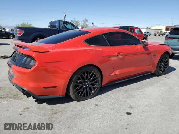 2019 Ford Mustang GT with VIN 1FA6P8CF5K5134342, listed as a Copart auction lot 55437245 with 48,918 mi miles and Salvage title. Bid and sale history available at DreamBid. Image 3.