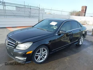 2014 Mercedes-Benz C 250 Sport with VIN WDDGF4HB5EA933412, listed as a IAAI auction lot 41937278 with 110,016 mi miles and . Bid and sale history available at carsss.com. Image 2.