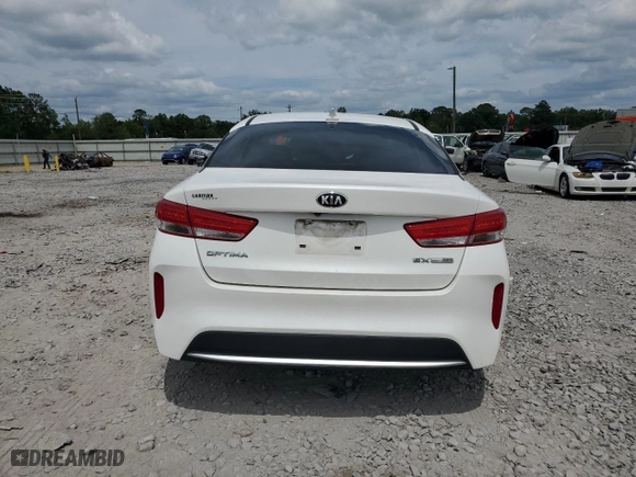 2017 Kia Optima Hybrid EX with VIN KNAGU4LE4H5010124, listed as a Copart auction lot 58970664 with 105,541 mi miles and Salvage Title. Bid and sale history available at carsss.com. Image 6.