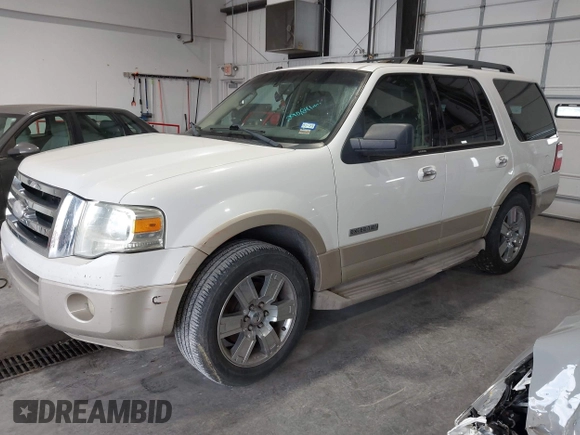 2008 Ford Expedition Eddie Bauer z VIN 1FMFU17508LA23323, wystawiony jako IAAI lot #42250870 z przebiegiem 290 841 mil mil oraz . Historia ofert i sprzedaży dostępna na DreamBid. Obrazek 2.