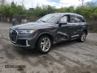 2020 Audi Q7 Premium with VIN WA1AXAF74LD005915, listed as a Copart auction lot 51339513 with 51,678 mi miles. Bid and sale history available at carsss.com. Image 1.