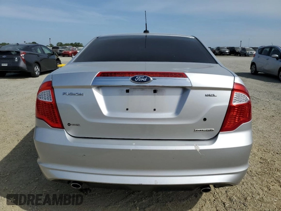 2011 Ford Fusion SEL with VIN 3FAHP0JGXBR251756, listed as a Copart auction lot 53388335 with 138,590 mi miles and Salvage Title. Bid and sale history available at carsss.com. Image 6.