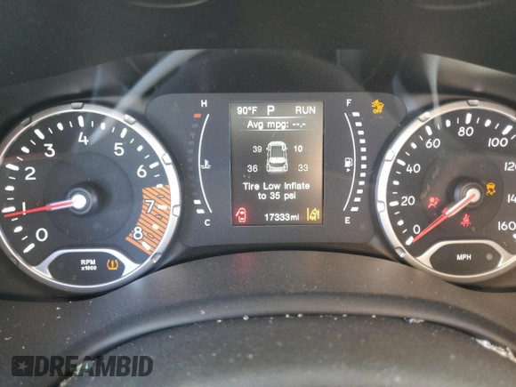 2021 Jeep Renegade Upland with VIN ZACNJDAB2MPN21535, listed as a Copart auction lot 46889645 with 17,333 mi miles and Salvage title. Bid and sale history available at DreamBid. Image 9.