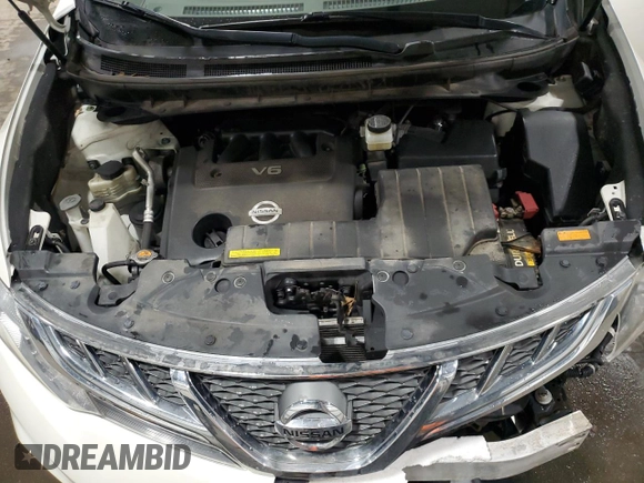 2014 Nissan Murano S with VIN JN8AZ1MUXEW403716, listed as a Copart auction lot 46852465 with 112,766 mi miles and Salvage Title. Bid and sale history available at carsss.com. Image 12.