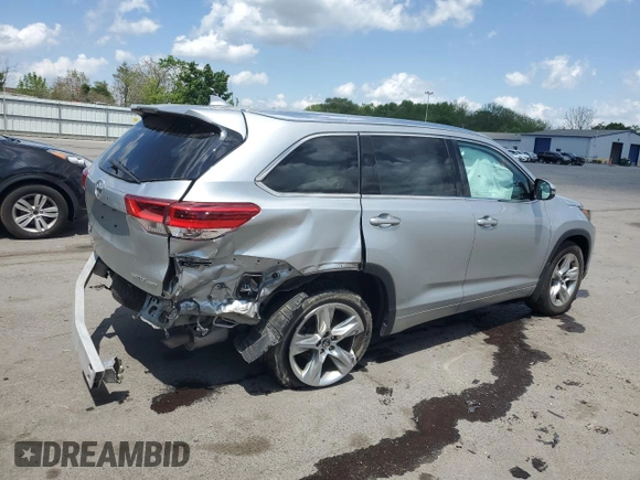 2018 Toyota Highlander Limited z VIN 5TDDZRFH4JS865237, wystawiony jako Copart lot #55417765 z przebiegiem 97 421 mil mil oraz Szkoda całkowita • Salvage title. Historia ofert i sprzedaży dostępna na DreamBid. Obrazek 3.