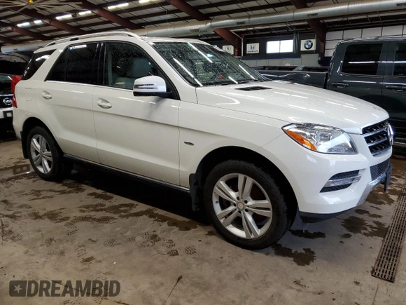 2012 Mercedes-Benz M 350 with VIN 4JGDA2EB0CA050198, listed as a Copart auction lot 56456435 with 146,012 mi miles and Clean Title. Bid and sale history available at DreamBid. Image 4.