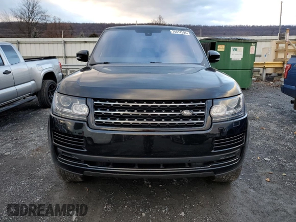 2016 Land Rover Range Rover with VIN SALGR2KF0GA270991, listed as a Copart auction lot 76617593 with 46,863 mi miles and . Bid and sale history available at DreamBid. Image 5.
