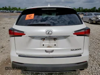 2015 Lexus NX 200t with VIN JTJYARBZ7F2013502, listed as a Copart auction lot 60118745 with Not provided miles and Salvage title. Bid and sale history available at DreamBid. Image 6.