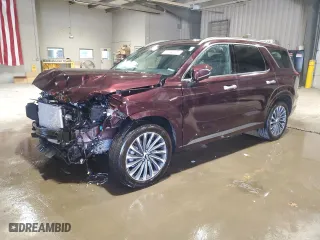 2024 Hyundai Palisade Calligraphy with VIN KM8R74GE8RU654886, listed as a Copart auction lot 48229555 with 12,957 mi miles and Clean Title. Bid and sale history available at carsss.com. Image 1.