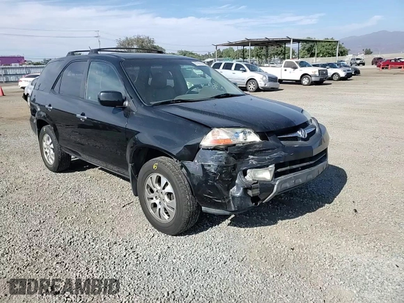 2003 Acura MDX Touring Pkg RES w/Navigation System with VIN 2HNYD18973H555392, listed as a Copart auction lot 67761184 with 0 mi miles and Salvage Title. Bid and sale history available at carsss.com. Image 10.