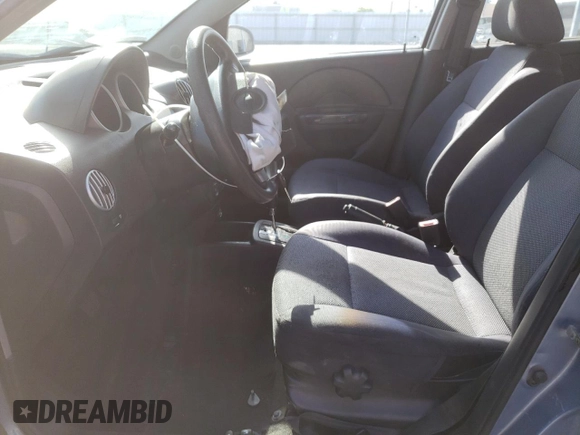 2006 Chevrolet Aveo LT with VIN KL1TG56676B528995, listed as a Copart auction lot 53152405 with 212,956 mi miles and Salvage title. Bid and sale history available at DreamBid. Image 7.