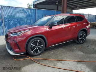 2022 Toyota Highlander XSE with VIN 5TDLZRAH7NS131474, listed as a Copart auction lot 51519625 with 74,070 mi miles and Salvage Title. Bid and sale history available at carsss.com. Image 1.