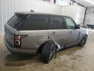 2022 Land Rover Range Rover Westminster with VIN SALGS2RU8NA465582, listed as a Copart auction lot 54510795 with 57,055 mi miles and Salvage title. Bid and sale history available at DreamBid. Image 3.