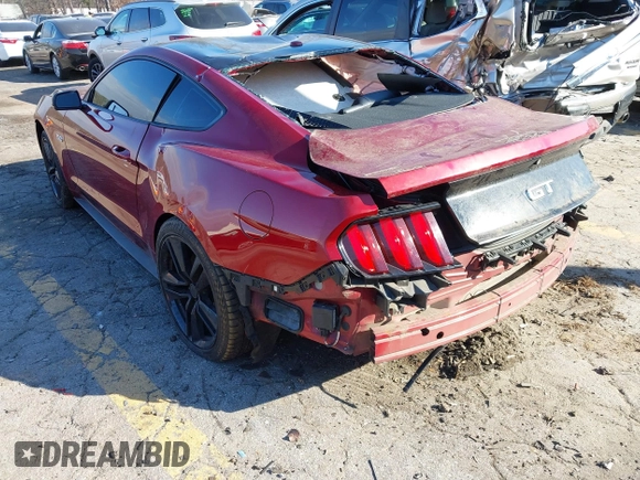 2016 Ford Mustang GT with VIN 1FA6P8CF5G5271255, listed as a IAAI auction lot 41503688 with 75,824 mi miles and . Bid and sale history available at DreamBid. Image 3.