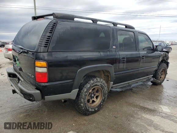 2005 Chevrolet Suburban Z71 with VIN 3GNFK16ZX5G111116, listed as a Copart auction lot 48506385 with 302,617 mi miles and Salvage title. Bid and sale history available at DreamBid. Image 3.