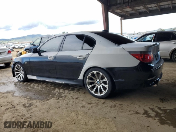 2007 BMW 5 Series 550i with VIN WBANB53537CP08172, listed as a Copart auction lot 49271545 with 119,242 mi miles and Clean Title. Bid and sale history available at DreamBid. Image 2.