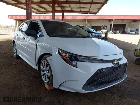2022 Toyota Corolla LE with VIN 5YFEPMAE7NP298823, listed as a IAAI auction lot 41956183 with 41,449 mi miles. Bid and sale history available at carsss.com. Image 1.