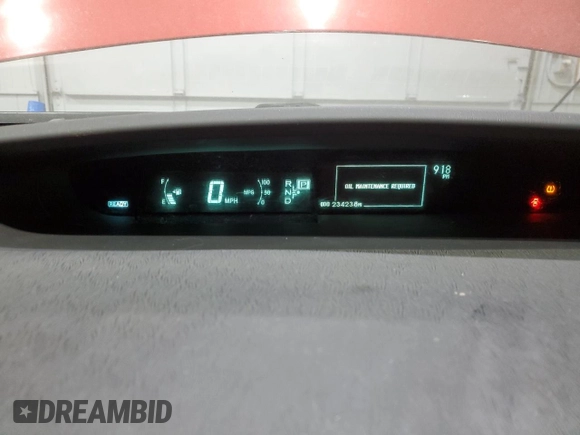 2010 Toyota Prius II with VIN JTDKN3DU6A0146333, listed as a Copart auction lot 55279785 with 234,238 mi miles and Clean Title. Bid and sale history available at carsss.com. Image 9.