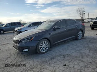 2015 Kia Optima EX with VIN 5XXGN4A7XFG473270, listed as a Copart auction lot 45860684 with 127,419 mi miles and Salvage Title. Bid and sale history available at DreamBid. Image 1.