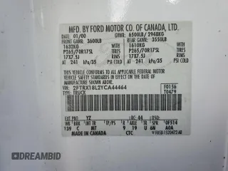 2000 Ford F-150 XL with VIN 2FTRX18L2YCA44464, listed as a Copart auction lot 51081335 with Not provided miles and Salvage title. Bid and sale history available at DreamBid. Image 12.