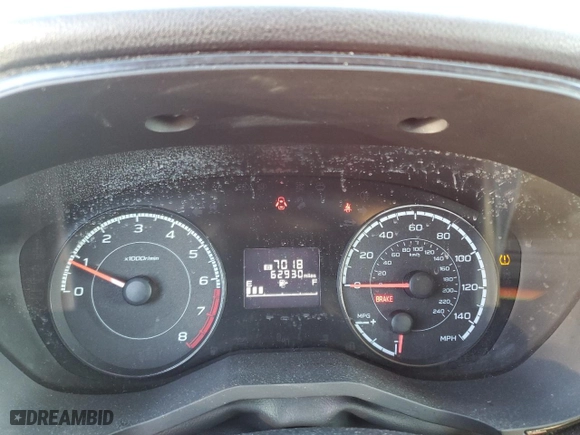 2017 Subaru Impreza with VIN 4S3GKAA6XH1607224, listed as a Copart auction lot 85237284 with 62,930 mi miles and Salvage Title. Bid and sale history available at carsss.com. Image 9.