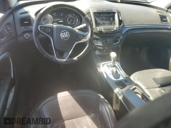 2014 Buick Regal Premium I with VIN 2G4GP5EX3E9238513, listed as a Copart auction lot 51987775 with 165,449 mi miles and Salvage Title. Bid and sale history available at DreamBid. Image 8.