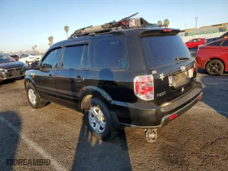 2007 Honda Pilot LX with VIN 5FNYF181X7B008882, listed as a Copart auction lot 87508455 with 0 mi miles and Salvage Title. Bid and sale history available at carsss.com. Image 2.