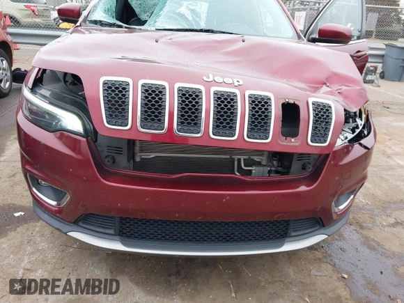 2020 Jeep Cherokee Limited with VIN 1C4PJLDB0LD570909, listed as a IAAI auction lot 41293813 with 61,492 mi miles. Bid and sale history available at carsss.com. Image 6.
