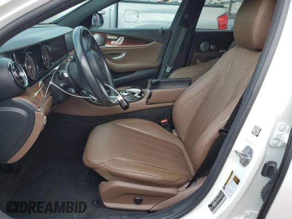 2017 Mercedes-Benz E-Class E 400 Luxury with VIN WDDZH6GB5HA165077, listed as a Copart auction lot 74110884 with 0 mi miles and Salvage Title. Bid and sale history available at carsss.com. Image 7.