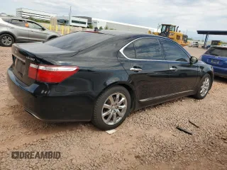 2007 Lexus LS 460 with VIN JTHBL46F475046445, listed as a Copart auction lot 64884705 with 209,036 mi miles and Clean title. Bid and sale history available at DreamBid. Image 3.