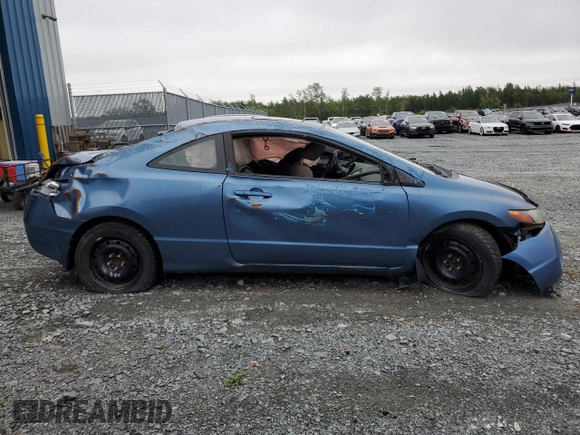 2008 Honda Civic Cpe LX with VIN 2HGFG12618H014401, listed as a Copart auction lot 71150251 with 0 mi miles and Non Repairable. Bid and sale history available at carsss.com. Image 9.
