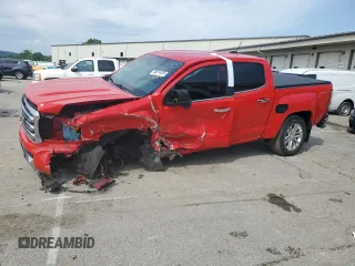 2015 GMC Canyon 4WD SLT z VIN 1GTG6CE39F1181149, wystawiony jako Copart lot #58614295 z przebiegiem 61 428 mil mil oraz Szkoda całkowita • Salvage title. Historia ofert i sprzedaży dostępna na DreamBid. Obrazek 1.