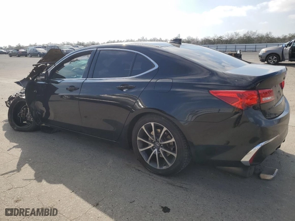 2018 Acura TLX with VIN 19UUB2F32JA009756, listed as a Copart auction lot 46535205 with 89,530 mi miles and Salvage Title. Bid and sale history available at carsss.com. Image 2.