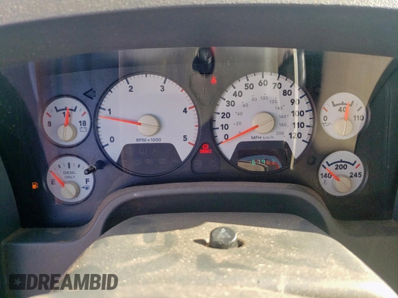 2007 Dodge 2500 SLT with VIN 3D7KR28C37G721529, listed as a Copart auction lot 54500465 with 167,983 mi miles and Clean title. Bid and sale history available at DreamBid. Image 9.