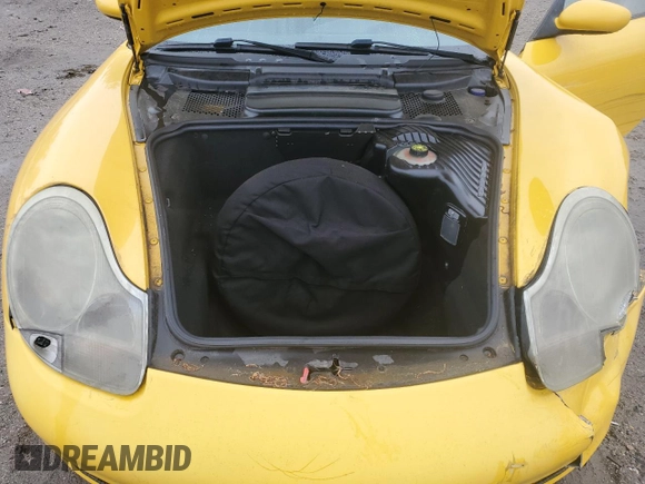 2002 Porsche Boxster with VIN WP0CA29802U623712, listed as a Copart auction lot 60972405 with 99,584 mi miles and Salvage title. Bid and sale history available at DreamBid. Image 11.