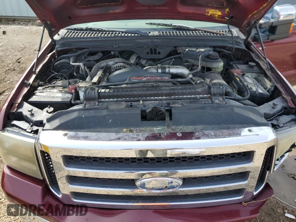 2004 Ford F-250 XL with VIN 1FTNW21P04EC40461, listed as a Copart auction lot 51455135 with 218,925 mi miles and Salvage title. Bid and sale history available at DreamBid. Image 11.