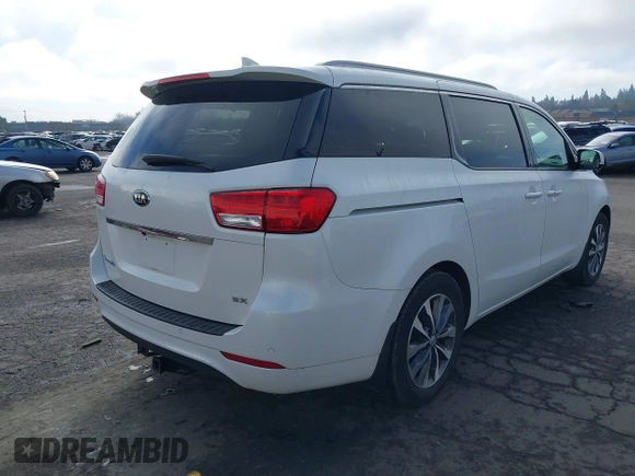 2016 Kia Sedona EX with VIN KNDMC5C14G6170086, listed as a IAAI auction lot 41736246 with 82,556 mi miles. Bid and sale history available at carsss.com. Image 4.