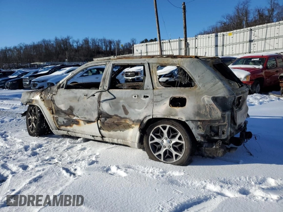 2019 Jeep Grand Cherokee High Altitude with VIN 1C4RJFCT1KC655573, listed as a Copart auction lot 88636285 with Not provided miles and Salvage title. Bid and sale history available at DreamBid. Image 2.