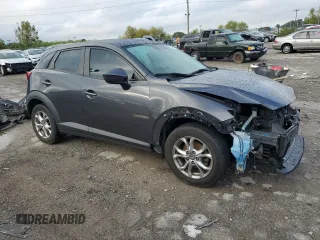 2017 Mazda CX-3 Sport with VIN JM1DKDB72H0175391, listed as a Copart auction lot 72988784 with 66,120 mi miles and Salvage Title. Bid and sale history available at carsss.com. Image 4.