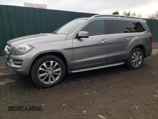 2014 Mercedes-Benz GL-Class GL 450 with VIN 4JGDF7CE3EA305246, listed as a Copart auction lot 50949905 with 124,229 mi miles and Salvage Title. Bid and sale history available at carsss.com. Image 1.